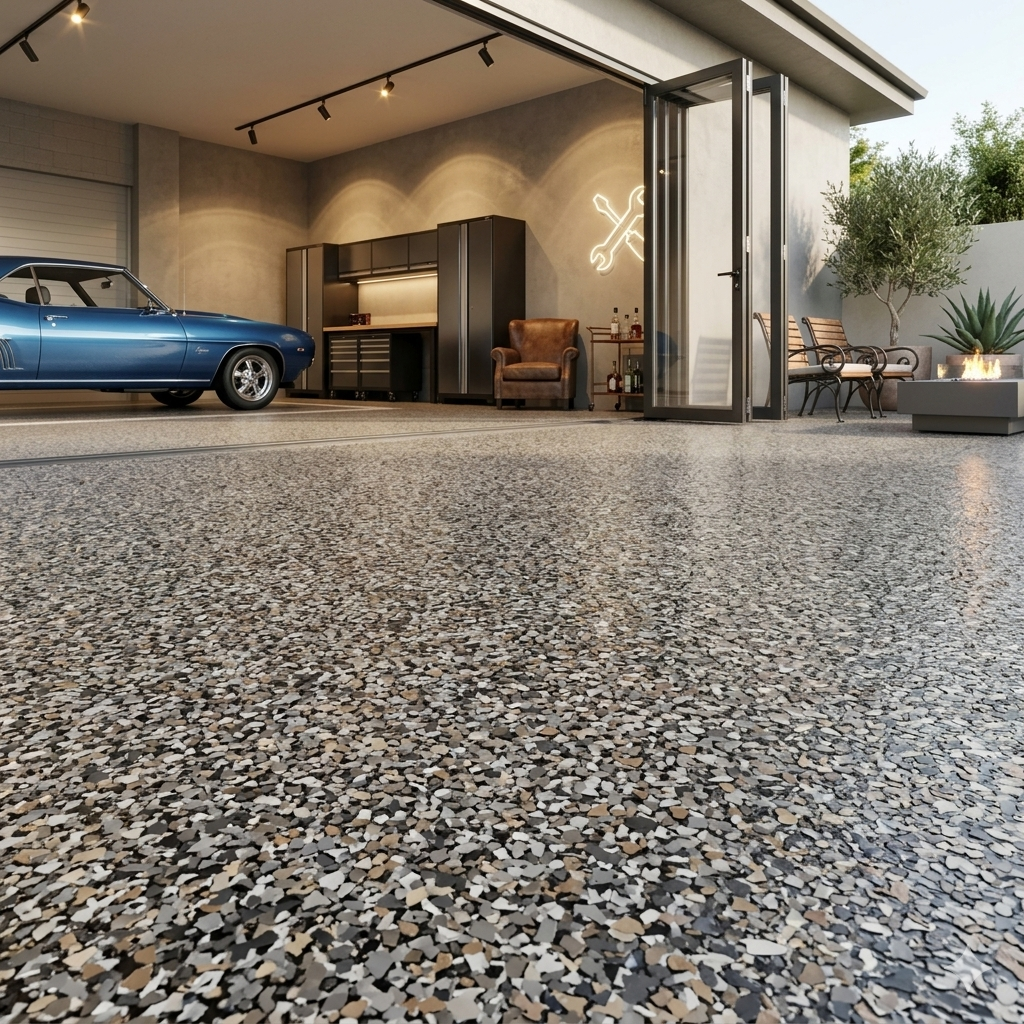 Epoxy flooring residential sector